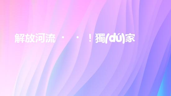 解放河流！獨(dú)家青海河道清淤設(shè)備，讓水域重現(xiàn)生機(jī)！